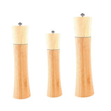 Maxbell Manual Wooden Pepper Salt Mill Grinder Herbs Spice Salt Shaker 16cm