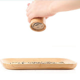 Maxbell Manual Wooden Pepper Salt Mill Grinder Herbs Spice Salt Shaker 22.5cm