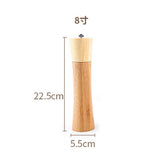 Maxbell Manual Wooden Pepper Salt Mill Grinder Herbs Spice Salt Shaker 22.5cm