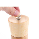 Maxbell Manual Wooden Pepper Salt Mill Grinder Herbs Spice Salt Shaker 22.5cm