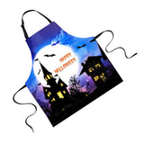 Maxbell Halloween Apron, Unisex Kitchen Bib Apron Adjustable Neck Cooking Gift J