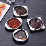 Maxbell Stainless Steel Seasoning Dish Sauce Sugar Spice Dipping Bowl Single Round