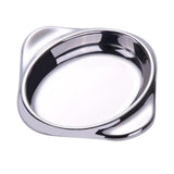 Maxbell  Stainless Steel Seasoning Dish Sauce Sugar Spice Dipping Bowl Single Oval