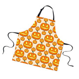 Maxbell Halloween Apron Sleeveless Waterproof Unisex Bib Apron Pumpkin