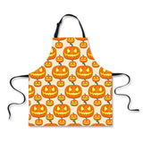 Maxbell Halloween Apron Sleeveless Waterproof Unisex Bib Apron Pumpkin