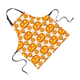 Maxbell Halloween Apron Sleeveless Waterproof Unisex Bib Apron Pumpkin