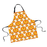 Maxbell Halloween Apron Sleeveless Waterproof Unisex Bib Apron Pumpkin