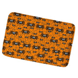 Maxbell Halloween Nonslip Bathroom Mat Halloween Flannel Floor Carpet Bedside Rug A