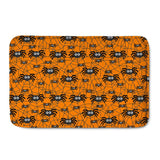 Maxbell Halloween Nonslip Bathroom Mat Halloween Flannel Floor Carpet Bedside Rug A