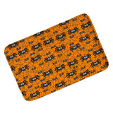 Maxbell Halloween Nonslip Bathroom Mat Halloween Flannel Floor Carpet Bedside Rug A