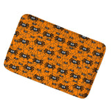 Maxbell Halloween Nonslip Bathroom Mat Halloween Flannel Floor Carpet Bedside Rug A