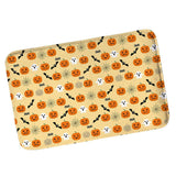 Maxbell Halloween Nonslip Bathroom Mat Halloween Flannel Floor Carpet Bedside Rug B