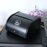 Maxbell Iron Bread Box Retro Bread Bin Cake Basket Storage Organizer Black