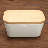 Maxbell Butter Dish Box Holder Airtight Butter Keeper Kitchen Storage with Lid 250ml
