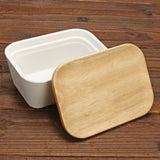 Maxbell Butter Dish Box Holder Airtight Butter Keeper Kitchen Storage with Lid 250ml