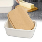 Maxbell Butter Dish Box Holder Airtight Butter Keeper Kitchen Storage with Lid 250ml