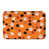 Maxbell Halloween Nonslip Bathroom Mat Halloween Flannel Floor Carpet Bedside Rug E