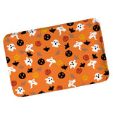 Maxbell Halloween Nonslip Bathroom Mat Halloween Flannel Floor Carpet Bedside Rug E