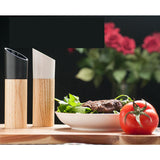 Maxbell Salt Pepper Grinder Adjustable Ceramic Rotor wood Shakers Mill Spices black
