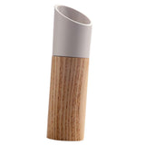 Maxbell Salt Pepper Grinder Adjustable Ceramic Rotor wood Shakers Mill Spices white