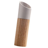 Maxbell Salt Pepper Grinder Adjustable Ceramic Rotor wood Shakers Mill Spices white