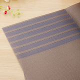 Max 2pcs PVC Rectangle Placemat Heat Insulation Pad Dining Table Mat Blue