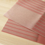 Max 2pcs PVC Rectangle Placemat Heat Insulation Pad Dining Table Mat Red