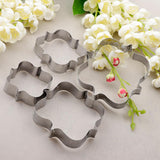 Maxbell  4pcs Cake Fondant Plunger Cutter Cookies Biscuit Mold DIY Mould A