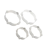 Maxbell  4pcs Cake Fondant Plunger Cutter Cookies Biscuit Mold DIY Mould D