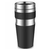 Max Stainless Steel Tumbler Travel Coffee Mug Camping Travel Car Cup 450ML Black