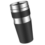 Max Stainless Steel Tumbler Travel Coffee Mug Camping Travel Car Cup 450ML Black