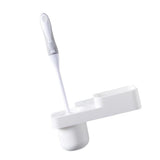 Maxbell Wall Mounted Toilet WC Washroom Brush Set with Holder Cleaning Tool White - Aladdin Shoppers