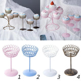 Maxbell Wedding Birthday Cake Stand Iron Cupcake Dessert Display Rack Pink - Aladdin Shoppers