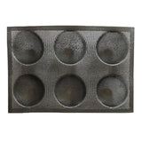 Maxbell  Silicone Bun Bread Form Round Shape Bread Tray Perforated Bakery Molds for Baking Bread,hamburger,bun, Puff, Tartlet and more