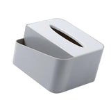 Office Desk Organizer Compartments Tissue Box tissue box Gray