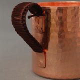 Max Moscow Mule Mug Cup Tea Coffee Beer Drinking Mug with Lid Copper 550ml