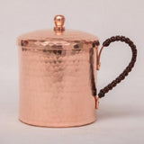 Max Moscow Mule Mug Cup Tea Coffee Beer Drinking Mug with Lid Copper 550ml
