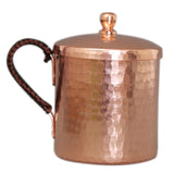 Max Moscow Mule Mug Cup Tea Coffee Beer Drinking Mug with Lid Copper 550ml
