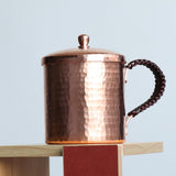 Max Moscow Mule Mug Cup Tea Coffee Beer Drinking Mug with Lid Copper 550ml