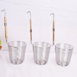 Maxbell Kitchen Noodle Strainer with Hook, Stainless Steel, Deep Fry Basket M - Aladdin Shoppers