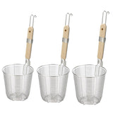 Maxbell Kitchen Noodle Strainer with Hook, Stainless Steel, Deep Fry Basket M - Aladdin Shoppers