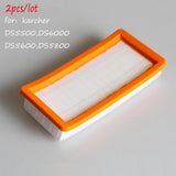 Maxbell  2pcs Replacement Air Filter Vacuum Cleaner Accessery for Karcher DS5500 DS5600