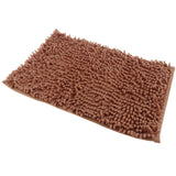 Maxbell Microfiber Bathroom Kitchen Mat Bath Shower Rug Rectangular Doormat Brown M - Aladdin Shoppers