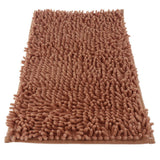 Maxbell Microfiber Bathroom Kitchen Mat Bath Shower Rug Rectangular Doormat Brown M - Aladdin Shoppers