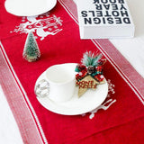 Max Christmas Reindeer Printed Table Flag Tablecloths Party Decoration Style_1