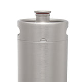 Max Mini Keg Growler Stainless Steel Home Brew Bottle Beer Barrel Silver 3.6L
