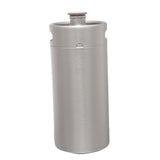 Max Mini Keg Growler Stainless Steel Home Brew Bottle Beer Barrel Silver 3.6L