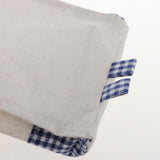 Max Cartoon Hanging Pocket Storage Bag Organizer Closet Rack Blue Grid