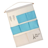 Max Over The Door Organizer Wall Hanging Storage Bag 7 Pocket Hook Tower