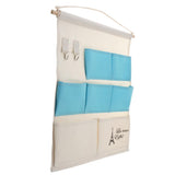Max Over The Door Organizer Wall Hanging Storage Bag 7 Pocket Hook Tower